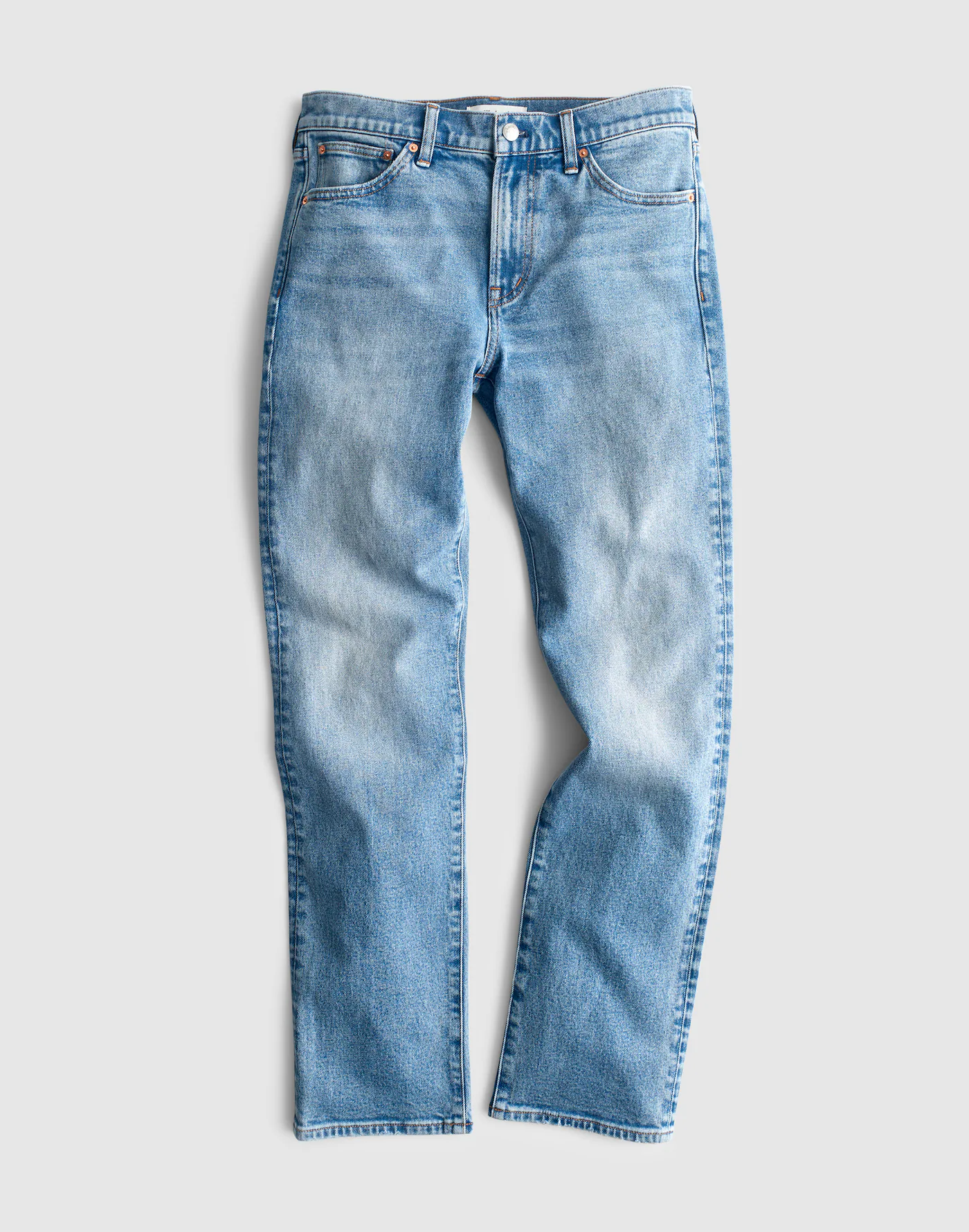 Light Blue High Rise Straight Leg Jeans Thewoofox Ardelis Viremont - Image 2