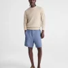 Light Blue Relaxed Fit Casual Shorts Thewoofox Elvarin Cendros