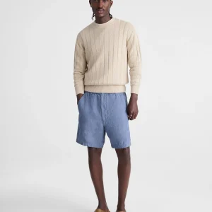 Light Blue Relaxed Fit Casual Shorts Thewoofox Elvarin Cendros