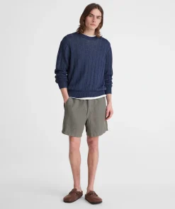 Olive Relaxed Fit Casual Shorts Thewoofox Caldero Virest Menswear