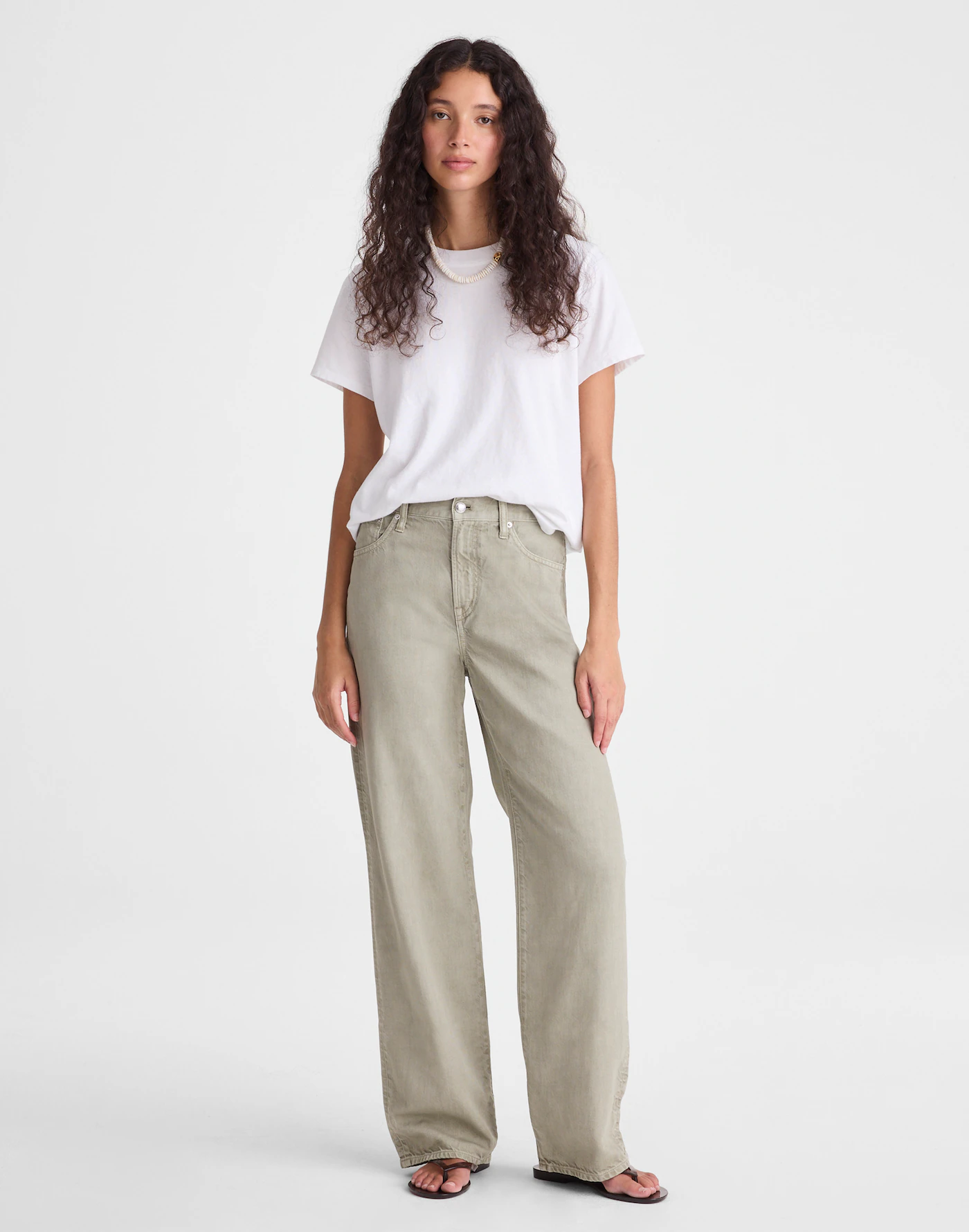 Thewoofox Sage Wide Leg Jeans High Rise Relaxed Fit Caldria Vessenne